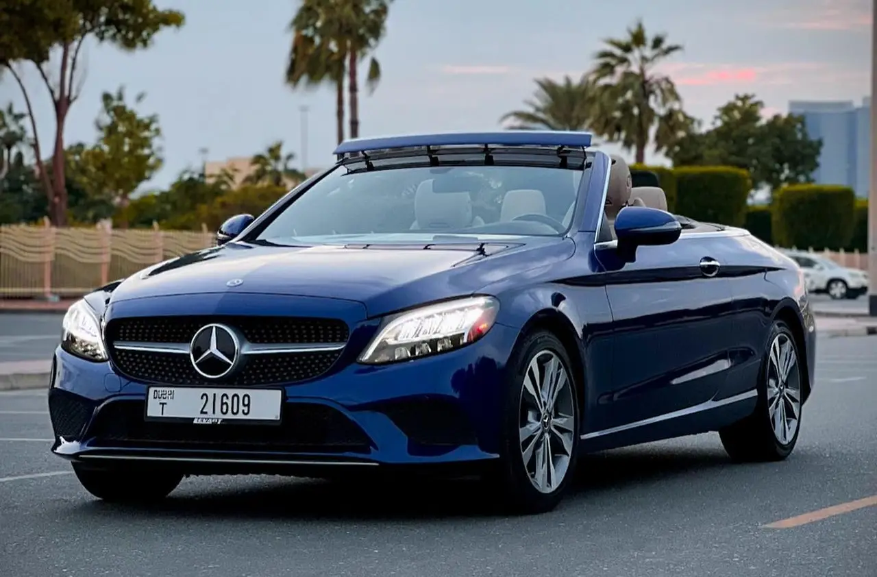 Mercedes C300 Convertible (Blue) 2023